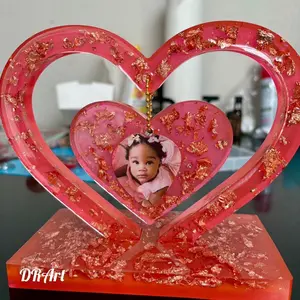 Personalized Resin Heart Keepsake,
