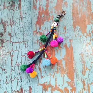 Cascade Pom Pom Zipper Pull | Keychain - Thailand