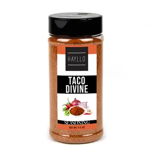 Hayllo Taco Divine Seasoning - 9.5 oz with Two-Way Flip Cap