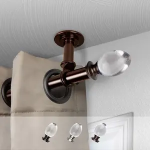 Eileen 1" Ceiling Curtain Rod/ Room Divider
