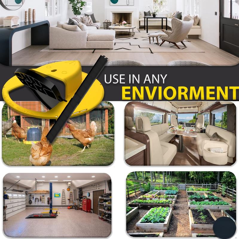 Flip 'N Slide Bucket Mouse Trap - Multi-Catch, Auto-Reset, Humane/Lethal Rat Trap - ABS Plastic Material, Reusable Mouse Traps for Indoor Home & Outdoor Use