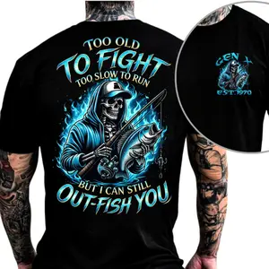 Gen X Custom Shirt, Too Old Too Fight But I Can Still Out-Fish You, Generation X Custom Year Badass Generation T-shirt, Gen X Custom Shirt