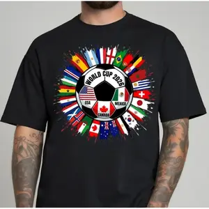 2026 Soccer Cup Shirt, Soccer World Tournament T-shirt, International Game Day Tees, Usa Canada Mexico Football Sweatshirt, Sport Fan Gift