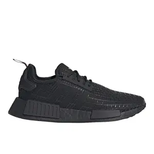 adidas Mens Nmd R1 Lace Up Sneakers Shoes Casual - Black