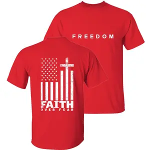 Faith Over Fear T-Shirt, Freedom Shirt, Conservative Gift