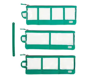 Lug Set of 3 Envelope Clearview Zip Organizers