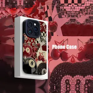 Hand-Painted Artistic Pattern Shockproof Ultra-Thin Phone Case Casing, Suitable for iPhone 16/15/14/13/12/11 Pro Max, Stylish Gift for Him or Her