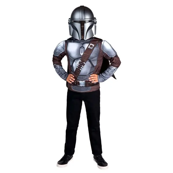 Kid's Mandalorian Muscle Chest Dress Up Costume Set