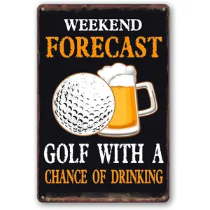 Golf Sign, Golf Signs Funny Golfing Golf Life Metal Tin Sign Golf Wall Decor Golf Signs For Man Cave Golf Decorations For Home Decor Vintage Golf Sign Sports Metal Signs