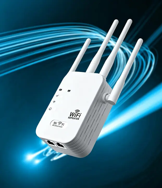 WiFi Extender 2026, 1200Mbps Dual Band WiFi Booster (5GHz & 2.4GHz), Wireless Range Repeater with Ethernet Port, Covers Up to 10,000 sq.ft, Supports 50 Devices, Repeater, AP & Router Modes for Home & Office, Homes/Offices, Multi-Mode