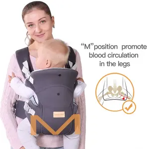 Agronomical 2026 Baby Carrier - "M" Position for Enhanced Leg Circulation - Comfortable and Secure Design for Parents