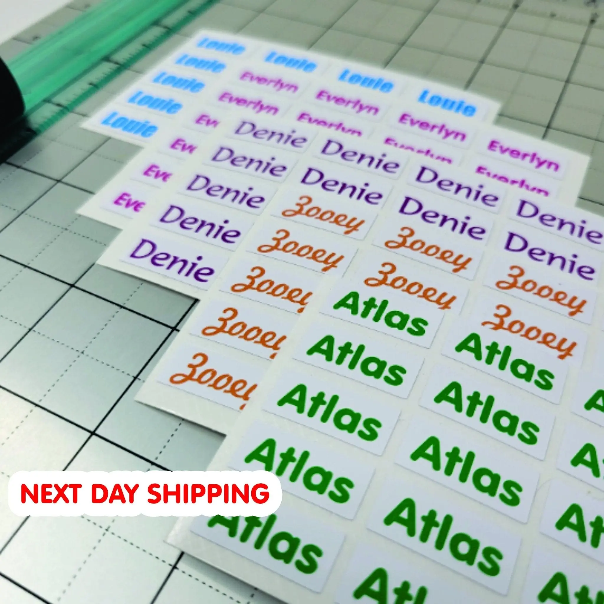 SMALL NAME LABELS, Full Color Name Stickers, Daycare Labels School stickers Full Color Labels, Waterproof Name Labels, Personalized Labels
