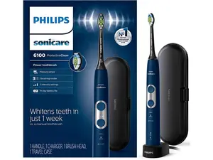 Philips Sonicare ProtectiveClean 6100 Rechargeable Toothbrush, Navy Blue, HX6871/49