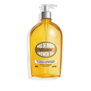 L'Occitane Cleansing & Softening Almond Shower Oil, . 16.90 fl oz