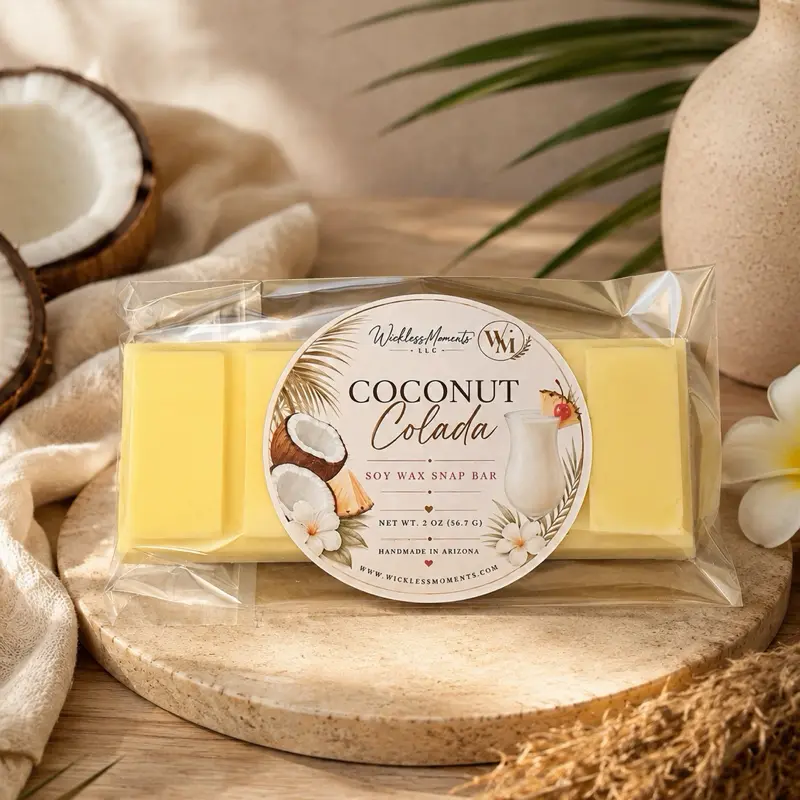 Coconut Colada Soy Wax Snap Bar | 2 oz