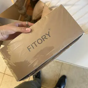 FITORY Breathe I | Men’s Suede Leather Clogs, Cork Footbed, Adjustable Strap, Round-Toe (US 7–14)【Check Measurements Carefully】