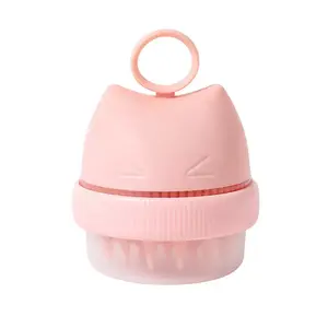Silicone Anti-Itch Hair Washing Brush - Manual Head Massage Tool, 2-in-1 Multi-Use for Baby Hair Cleaning, Body Wash Compatible (Beauty & Personal Care, Bath & Body Care)