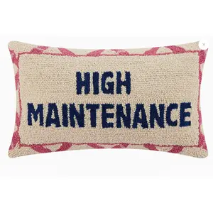 High Maintenance Hook Pillow