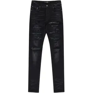 Amiri Thrasher Rainbow Paisley Jeans Black
