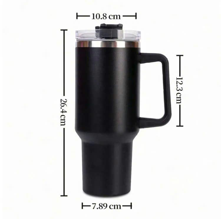 Satoru Gojo Anime Custom Name 40oz Tumbler with Handle, Personalized Stainless Steel Insulated Drinkware with Straw, Unique Gift for Anime Fans