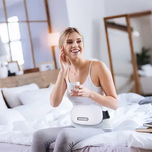 Electric Abdominal Massager Stomach for Digestion Belly Cellulite Flattening Relieves Back Soothing Discomfort Caused by Bloating Constipation Pain Dual Rotating Heads with 5 Modes Rechargeable Adjustable Belt Fashion clothing accessories fabrics