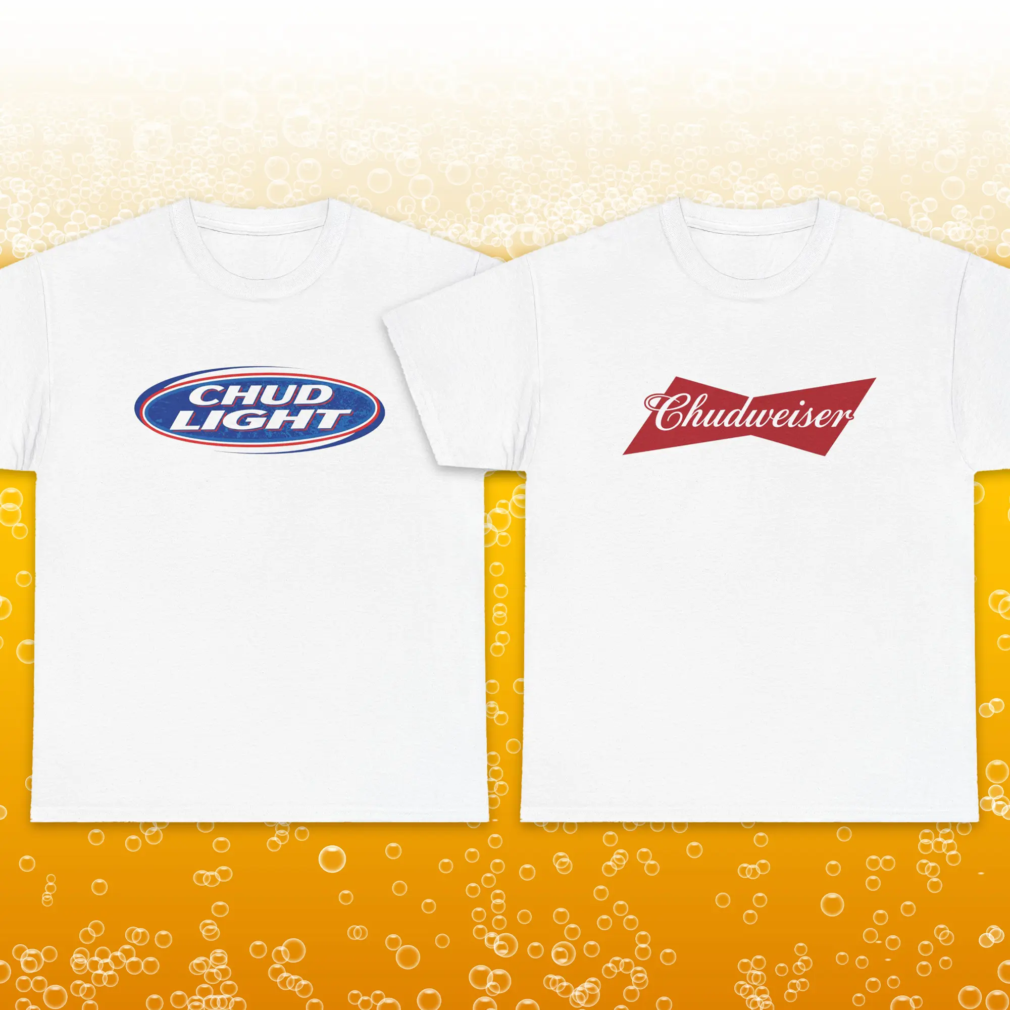 Chud Duo Shirt, Chudlight x Chudweiser Hoodie, Unisex Tee