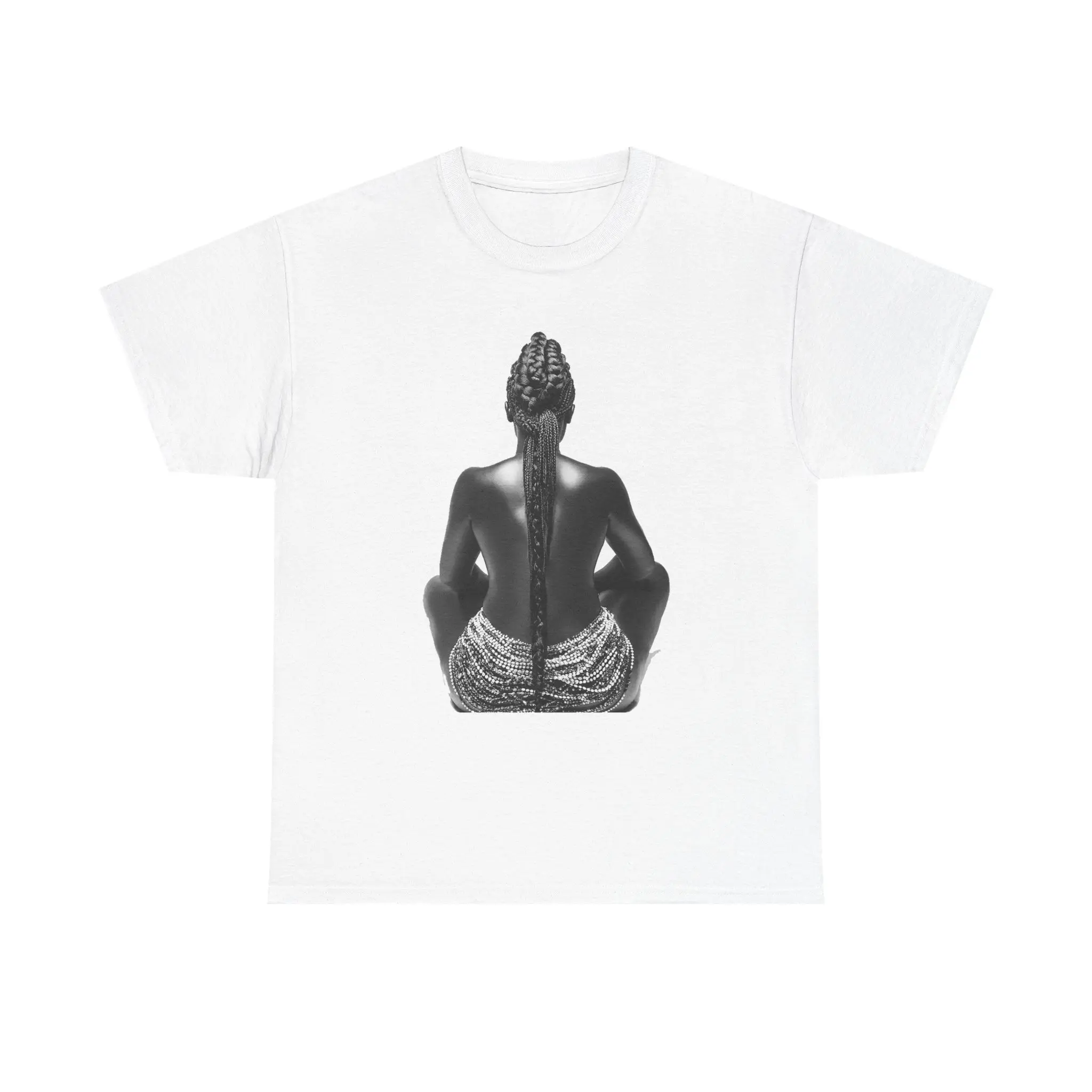 "Elegance Redefined" - Premium Afrocentric Art Unisex Heavy Cotton Tee