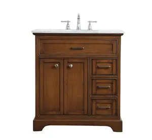 Americana Single Bathroom Vanity Teak