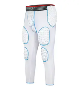 Men's Combat 7-Pads Compression Pant (White) Men's Combat 7-Pads Compression Pant (White)