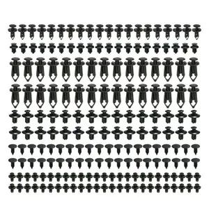 190 Pcs Car Push Pin Rivet Trim Clips Kit Auto Fastener Plastic Fastener Rivet