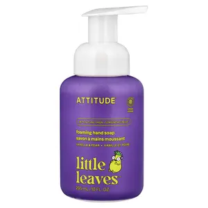 ATTITUDE Little Leaves™, Foaming Hand Soap, Vanilla & Pear, 10 fl oz (295 ml)