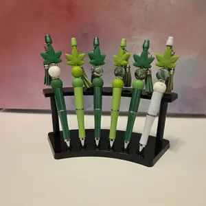 leaf beaded pens