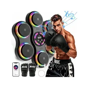 2025 Adult Music Boxing Machine, Wall-Mounted Smart Bluetooth Boxing Machine With Boxing Gloves, Home Music Boxing Target Exercise Boxing Equipment (Upgraded Version)