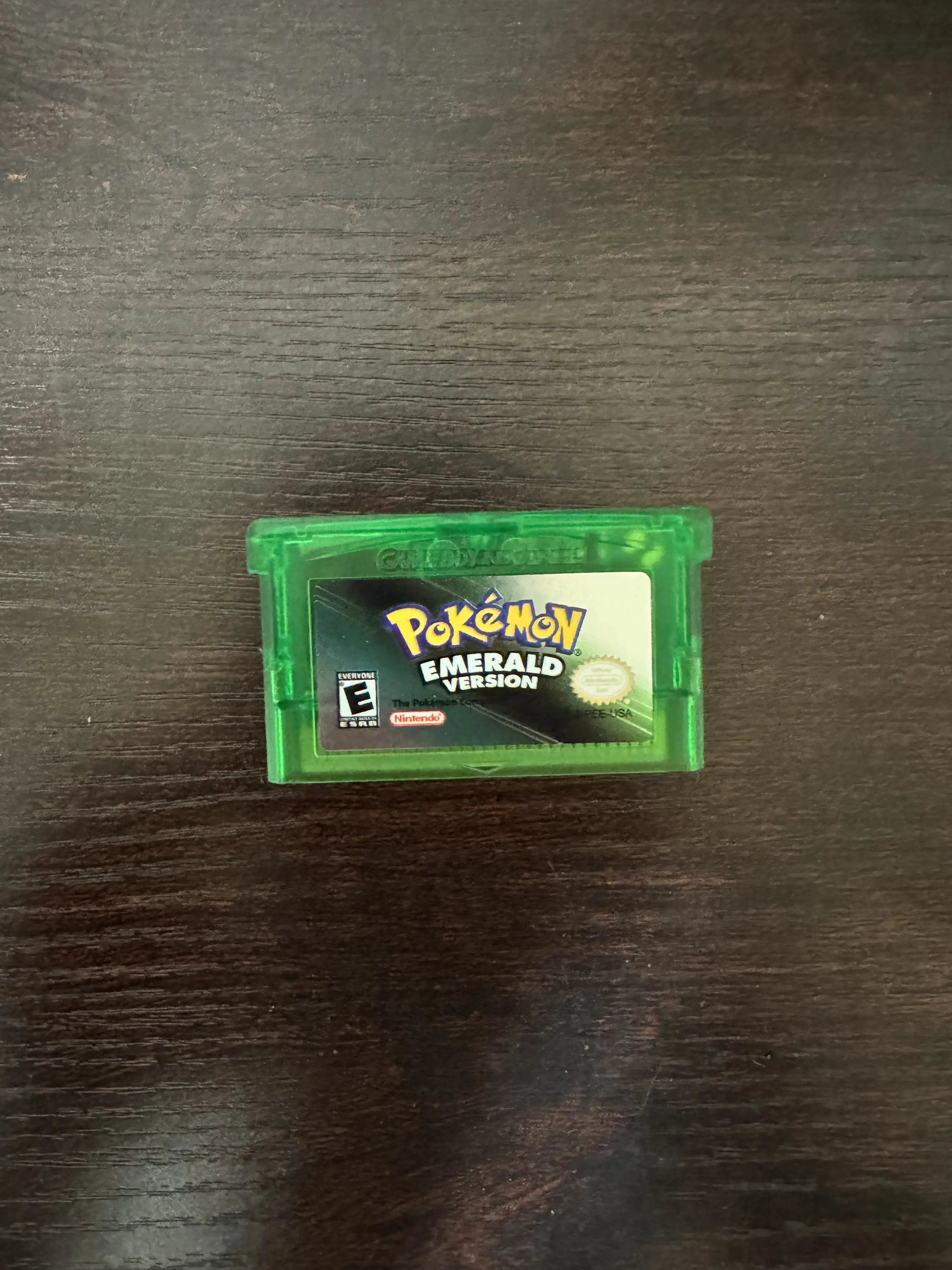 Pokemon Emerald  Version GBA Game Cartridge Boy