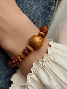 Beaded Hand String, Wrist Bracelet, Foot Anklet, Buddha Prayer Beads, Decorative Ornament, Good Luck Blessing, Happiness Jewelry, Festival Decoration,Stress Relief Beads, Boho Handmade Accessory,Spiritual Lucky Charm, Daily Casual Wear, Calm Relaxing Gift