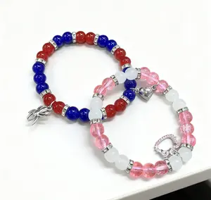 2pcs Matching Bracelet With Spider & Cat,Cat & Cat Charms,Best Friends , Handmade Charm Couples Jewelry Couples ldeal for DailvWear & Christmas Birthday Anniversary Gifts Unisex Heart Bracelet Set