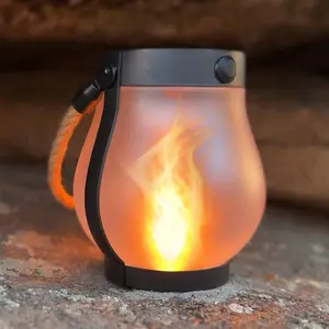 FoxFlame Schoolhouse Solar LED Outdoor Lantern