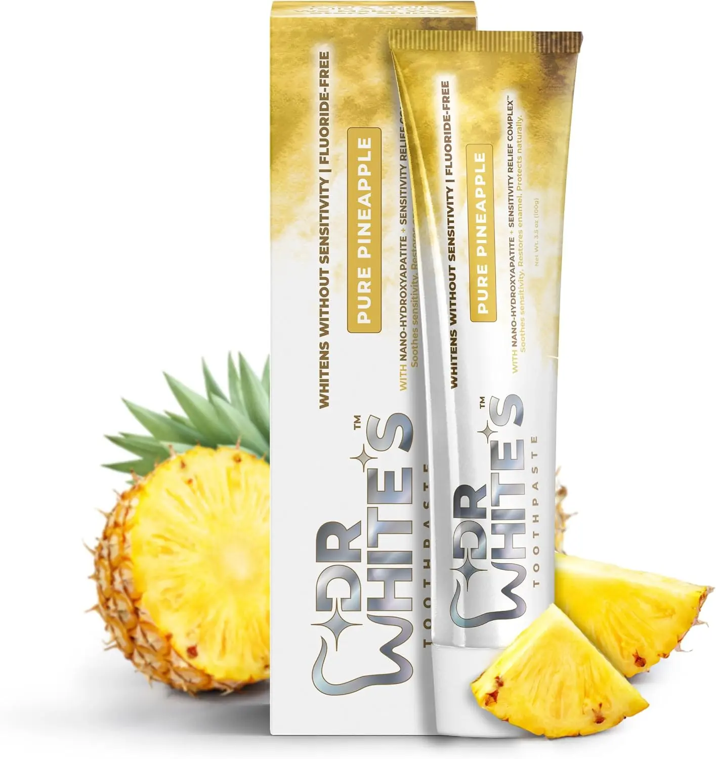 Dr. White's Fruit by Design™ Pure Pineapple Hydroxyapatite Toothpaste