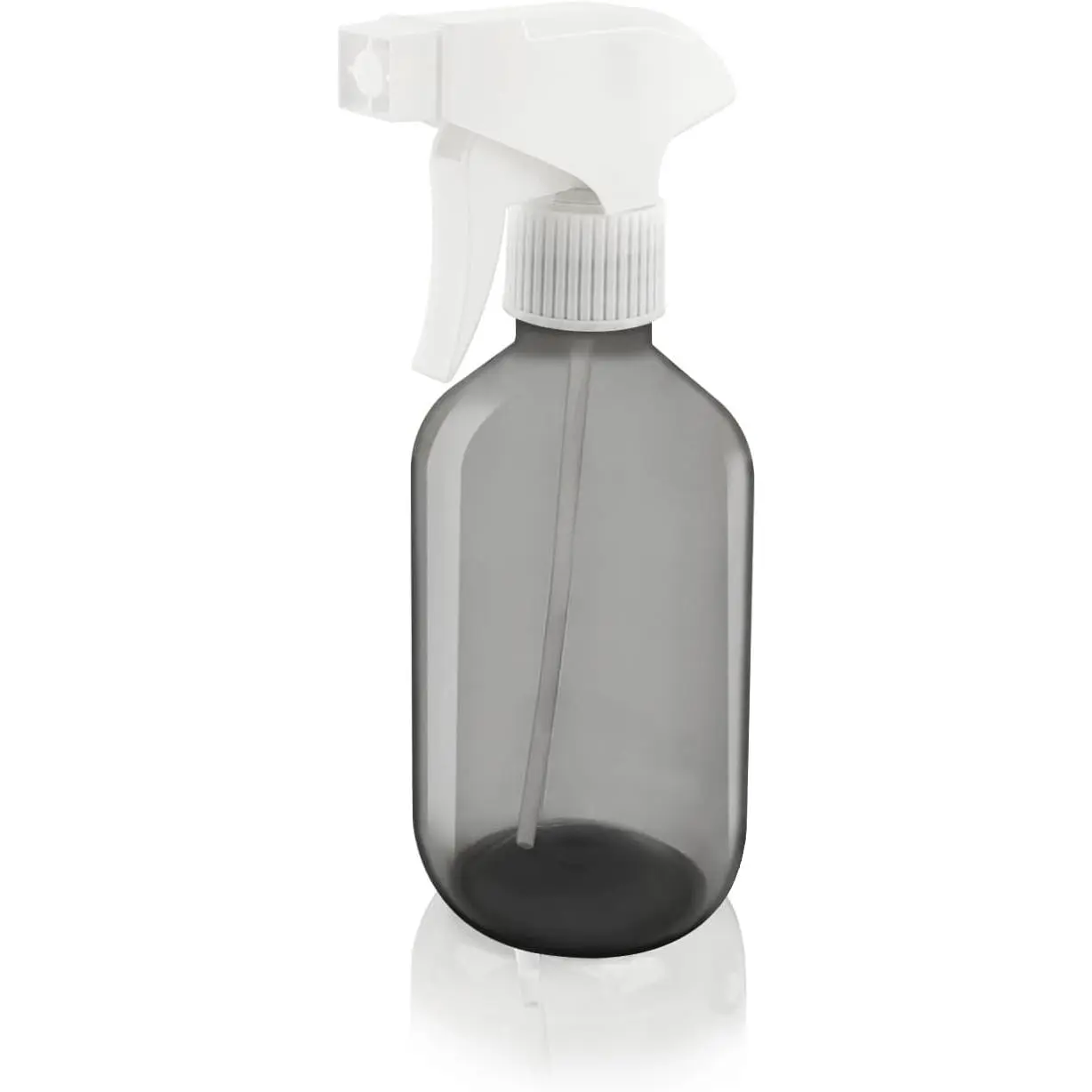 300ml Clear Black Plastic Spray Bottle - Premium Adjustable Nozzle, Ideal for Lawn & Garden, Hair Care, and Cleaning Supplies