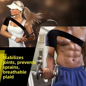 Sports shoulder pads fitness single shoulder badminton basketball winter shoulder discomfort sports men's and women's shoulder pads