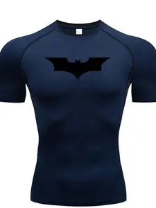 Men's Fitness Gym Tight-Fitting Workout Clothes, Athletic Tops, Workout T Shirt, New Arrival 2026 Men's High Performance Activewear, Comfortable & Stylish Design for Active Lifestyle