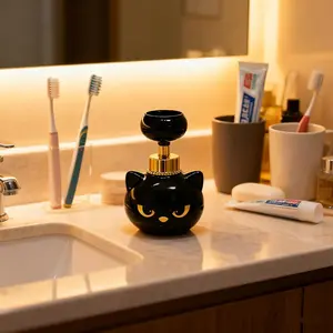 Cute Cat Paw Print Automatic Soap Dispenser, Fun Bathroom Decoration, Bathroom Accessory, Foam Hand Pump, Fashionable Item, Touchless Soap Dispenser, Promotes Good Handwashing Habits