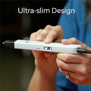 3D Pen Professional with OLED Display Adjustable Temperature 140-230C PLA Filament Kit Ergonomic Design for Optimal Control and Comfortable Use