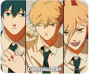 Chainsaw Man Trio Mousepad