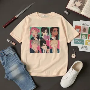 Alien Stage T Shirt Anime Graphic Print Shirt Unisex Round Neck Short Sleeve Tops Cosplay Ivan Till Mizi Hyun Woo Sua Isaac