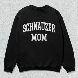 Schnauzer Mom Sweatshirt Collegiate Crewneck Unisex Sweater