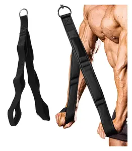 3-in-1 Tricep Rope Pull Down Tricep Rope Cable Attachment Handles Pull Down Attachment Extension Strap Push Down Face Pull Tricep Rope Cable Attachment for Pull Downs for Strength Training at Gym Home Outdoor