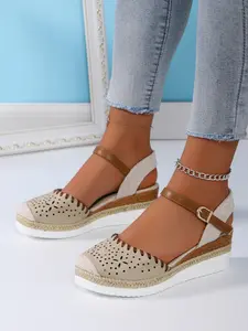 Women's Heeled Sandals, Slimming Wedge Shoes, Fashionable Summer Footwear, Elegant Party Shoes, High Wedge Heels, Ideal for Daily Wear, Travel, Parties, Birthday Celebrations