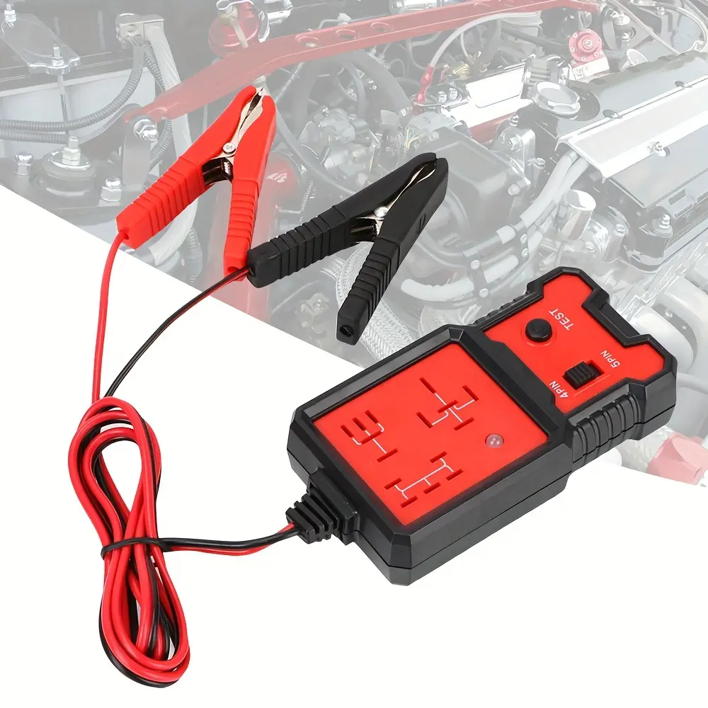 12V Car Battery Checker with LED Indicator Light, Automotive Electronic Relay Tester, Universal Car Relay Tester summerwins