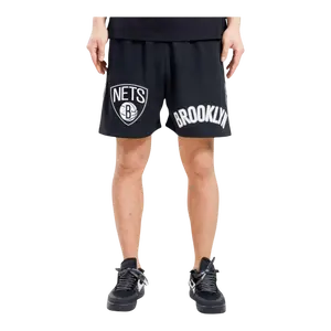 Pro Standard Brooklyn Nets Logo Pro Team Men Mesh Shorts Black